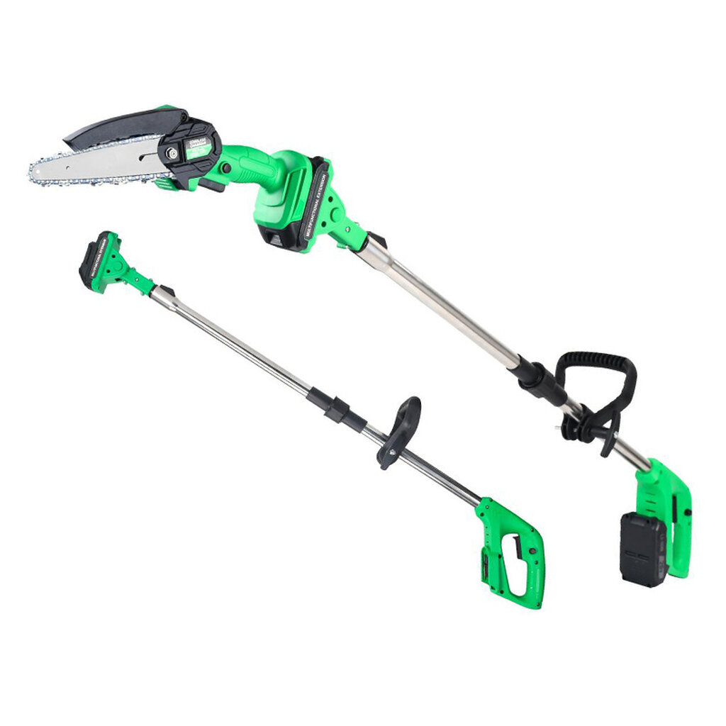 Цепная пила-высоторез аккумуляторная Zitrek GreenSaw 20 Plus (20В, Li-Ion аккум. 2шт. - 1x1,5Ач + 1x3,0Ач)