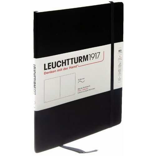 Leuchtturm 349295 Блокнот leuchtturm composition b5 80 гм2 123 стр нелинованный мягкая обложка черный 3756₽