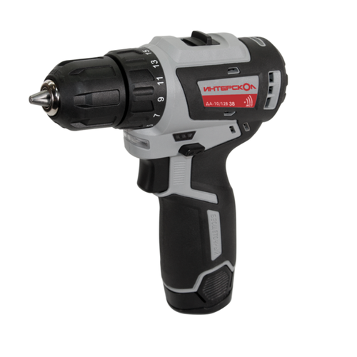 Аккумуляторная дрель-шуруповерт Интерскол минимакс ДА-1012В 38 2х25 Ач в кейсе 7750₽
