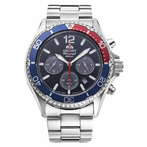Наручные часы ORIENT RA-TX0201L10B, серебряный, синий