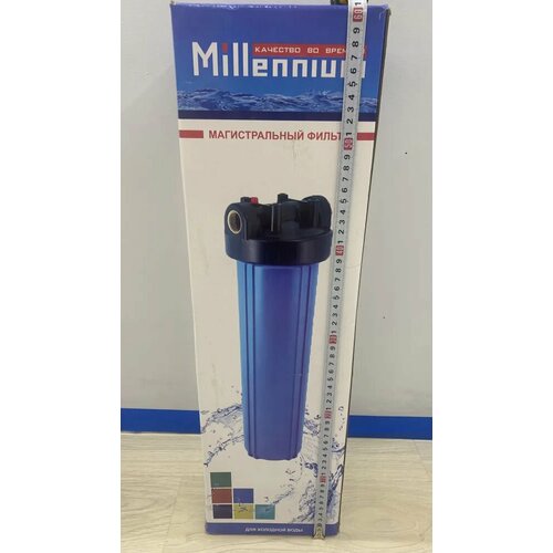 Магистральный фильтр BB 20" Millennium, 1" в/в (с картриджем) Для хол-воды.