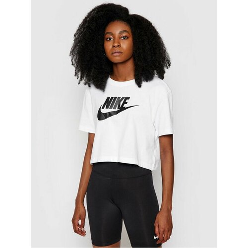 Футболка NIKE, размер M [INT], белый брюки wmns nike sportswear essential yellow do7210 851 желтый