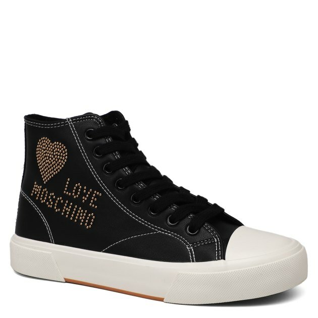 Кеды LOVE MOSCHINO, размер 39, черный
