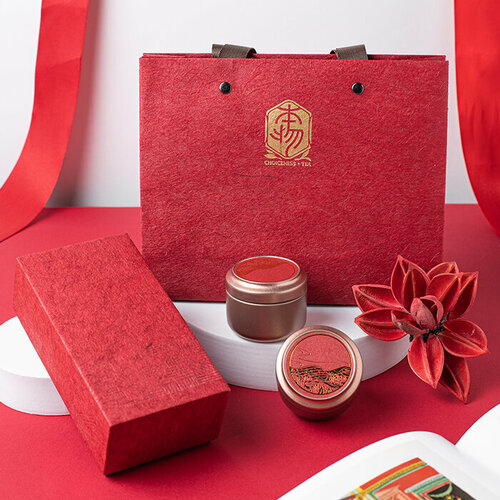 Подарочный набор с красным чаем «Хун Лон» желтый чай цзюнь шань инь чжэнь серебряные иглы с горы цзюнь шань 25 г