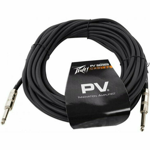 микрофонный кабель peavey pv 25 low z mic cable 7 6 м PEAVEY PV 15' INST. CABLE кабель инструментальный 4,5 м