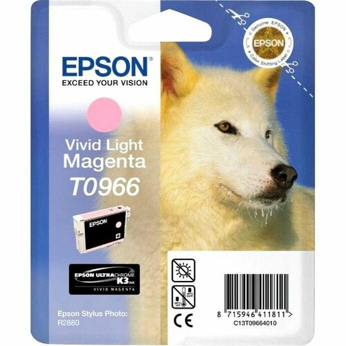 Картридж для струйного принтера EPSON T0966 Vivid Light Magenta (C13T09664010)