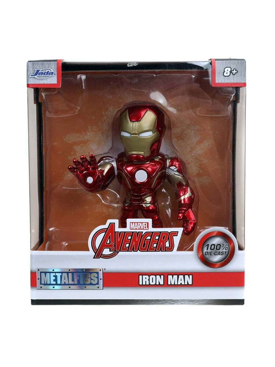Фигурка Jada Toys Metalfigs Iron Man Железный человек, 10 см