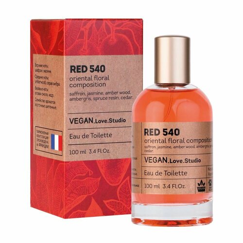 Delta parfum Туалетная вода женская Vegan Love Studio Red 540, 100мл