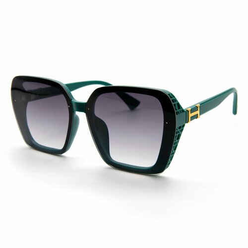 Солнцезащитные очки Marcello, черный, зеленый