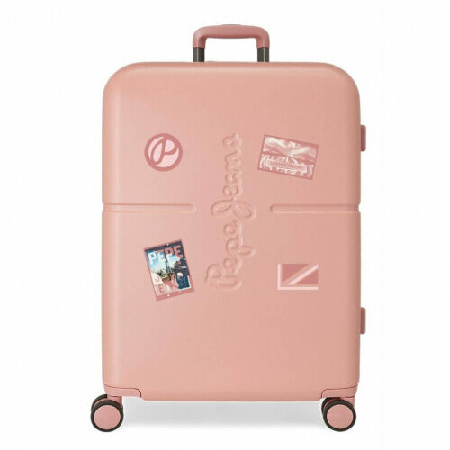 Чемодан Pepe Jeans ручная кладь розовый 17310₽