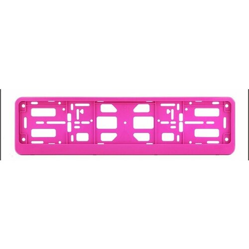 Рамка для гос номера авто розовая книжка Двусоставная PK350100