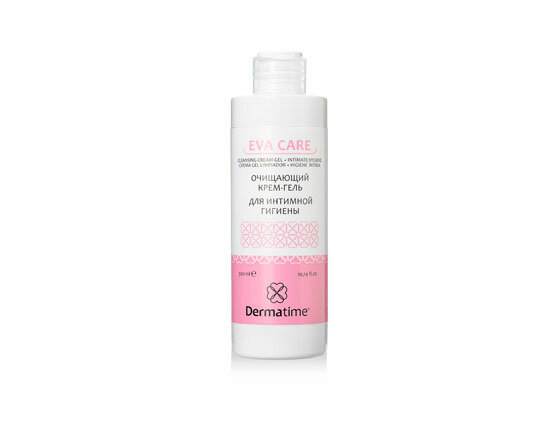 EVA CARE Cleansing Cream-Gel - Очищающий крем-гель для интимной гигиены DERMATIME 300ml