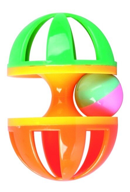 Flamingo Игрушка для грызунов ROLLER погремушка с шариком - фото №1
