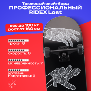 Скейтборд RIDEX Lost 31.65"X8"