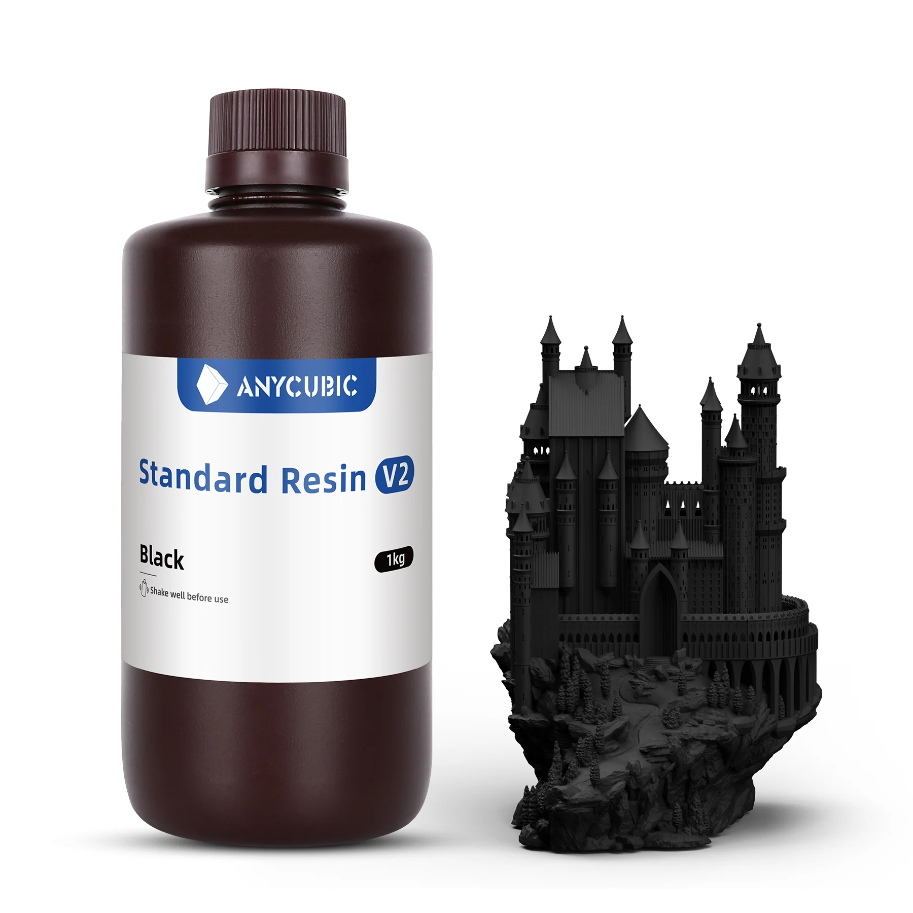 Фотополимер Anycubic Standard Resin V2 Black 1кг