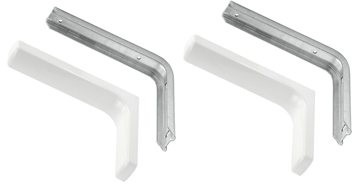 консоль VORMANN Design, 83x140х35 мм, 50 кг, цвет: белый - фото №3