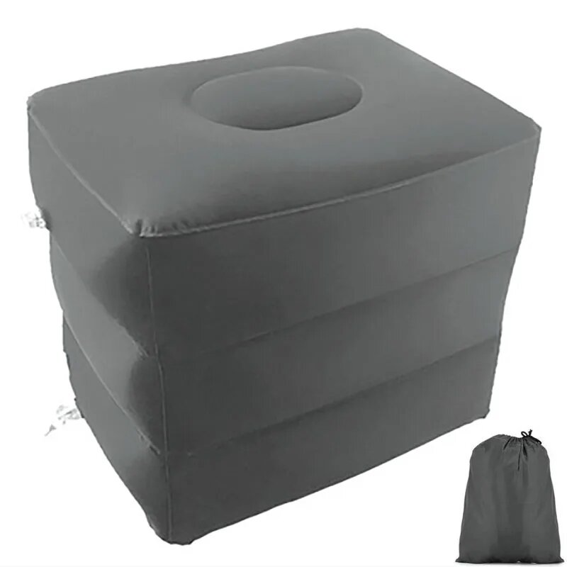 Детская надувная подушка для ног Pvc Черный, Серый, Dark Gray