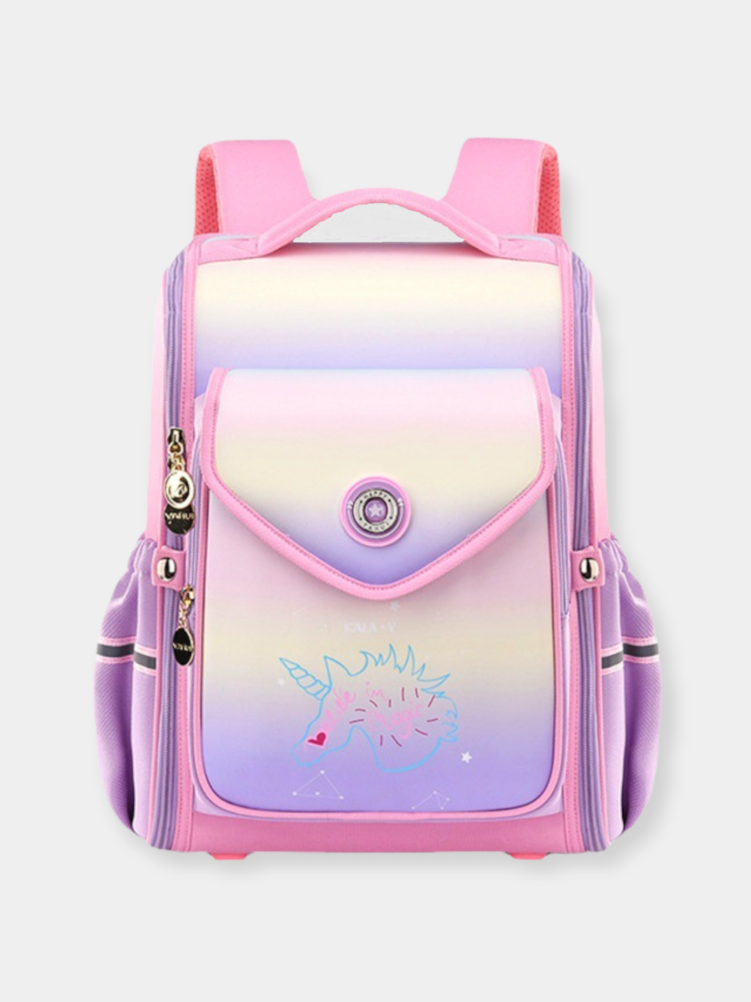 Школьный рюкзак для девочек 1-4 класса "Единорог", школьная сумка для младших классов.