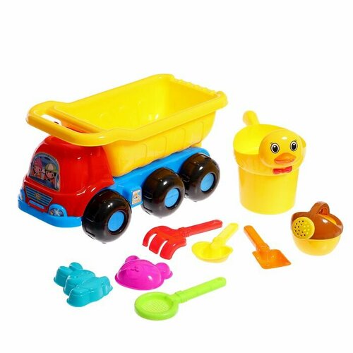 Набор для игры в песке Грузовичок 9 предметов 2656₽