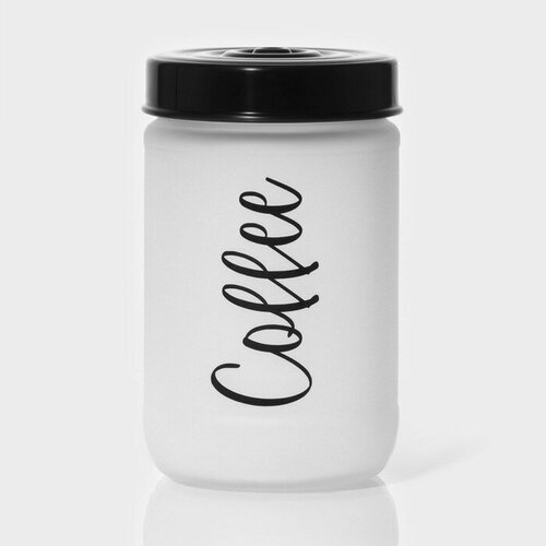 Herevin Банка стеклянная для сыпучих продуктов Herevin Coffee, 660 мл