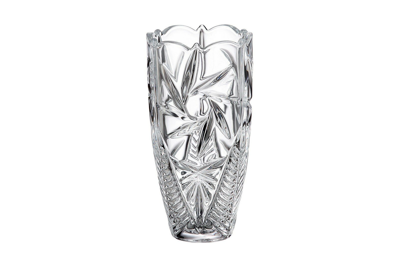 Ваза для цветов "Пинвилл" (бочка) 25 см, 1 шт. Crystalite Bohemia