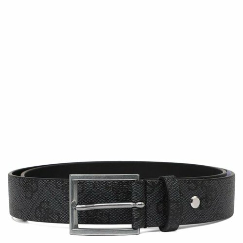 Ремень GUESS, размер L, черный women girl adjustable slim chain belt punk hip hop belt with chain gothic leather waist belt for women female fashion punk belt