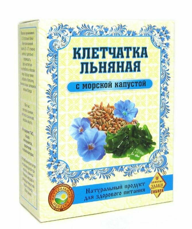 Клетчатка льняная с морской капустой 300 гр