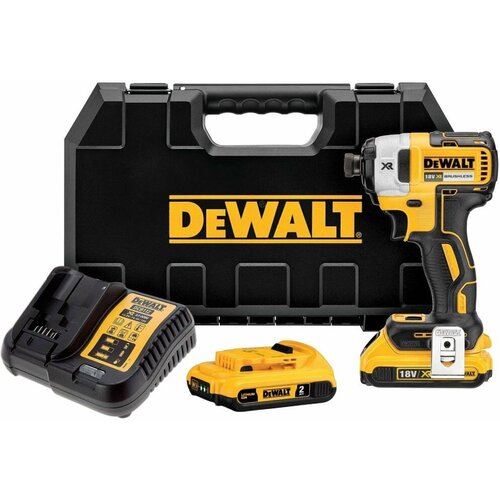 Дрель-шуруповерт DeWalt DCF887D2-QW 400Вт аккум. патрон: быстрозажимной зарядное устройство dewalt 1102e2 qw dcb1102e2 qw