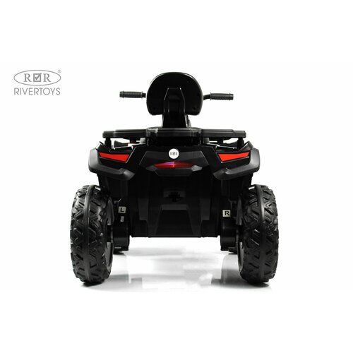 RiverToys Детский электроквадроцикл T001TT 4WD черный