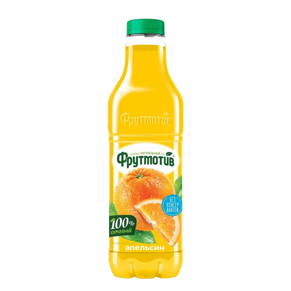 Фрутмотив Напиток сокосодержащий Солнечный апельсин, 1,5 л