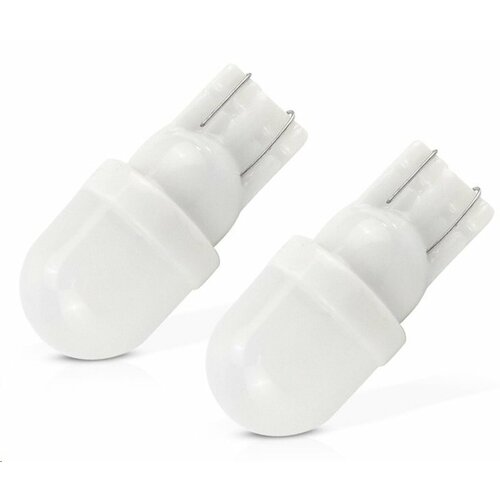 Лампа габарит. 12V W5W T10 2 SMD без цок. W2.1x9.5d керамика мат.