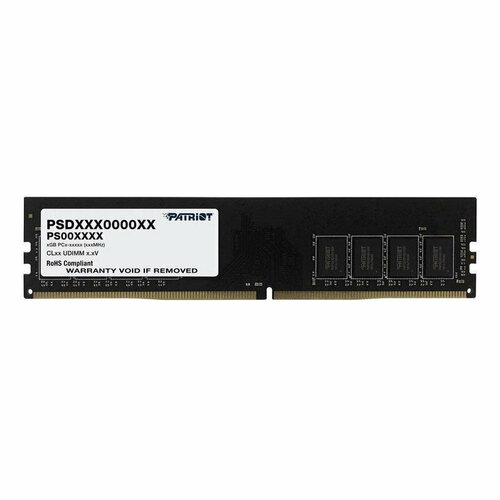 Модуль памяти Patriot DDR4 DIMM 32Gb 2666МГц CL19 PSD432G26662 1470221 1128700₽