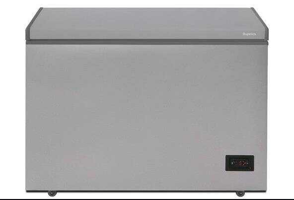 фото БИРЮСА M240KX 220л (ларь, глухая крышка) металлик