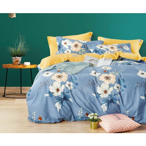 Комплект постельного белья евро сатин 100 хлопок 2 наволочки 5600₽