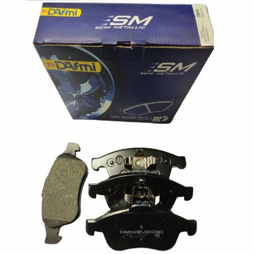 Колодки тормозные дисковые передние DAFMI D280SM
