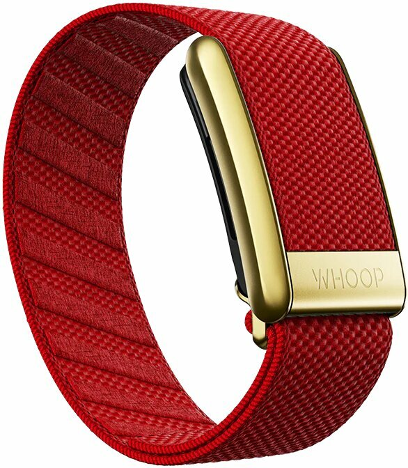 Ремешок плетёный для браслета Whoop SUPERKNIT LUXE BAND Cranberry with Gold