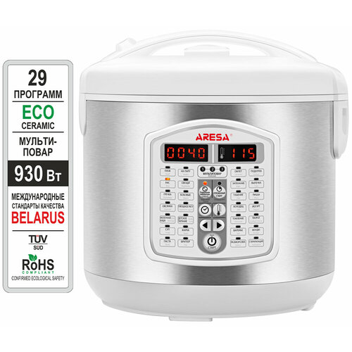 Мультиварка ARESA AR-2011 5л 930Вт фритюрница мультикухня пароварка 884500₽