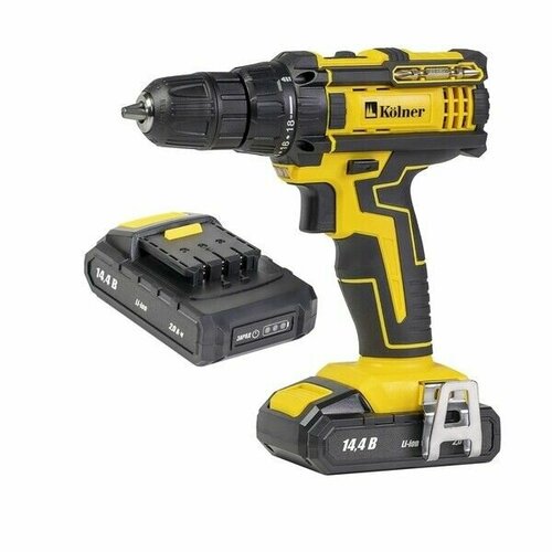 Дрель-шуруповерт аккумуляторная Kolner KCD 1442-2L кн144-2-2л 144В 2Ач Li-Ion 2 АКБ и ЗУ 15171₽