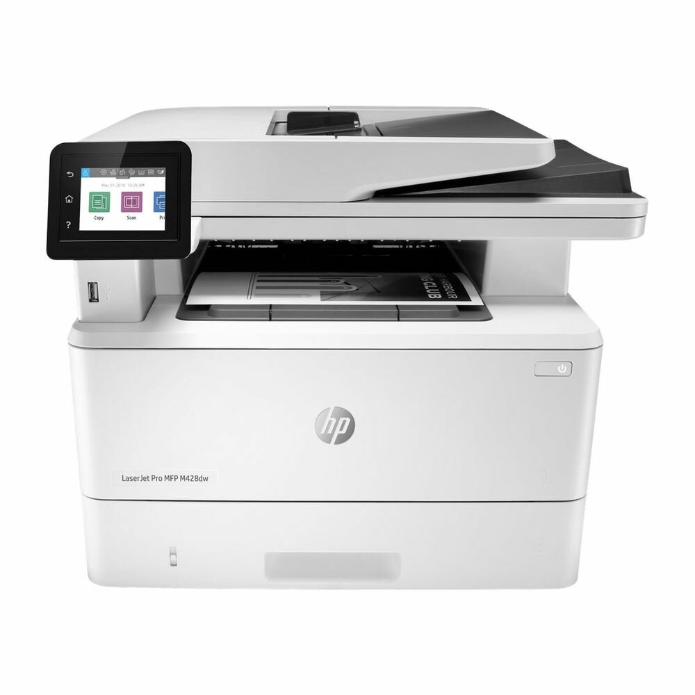 МФУ лазерный HP LaserJet Pro RU M428dw (W1A31A) A4 Duplex Net WiFi белый/черный