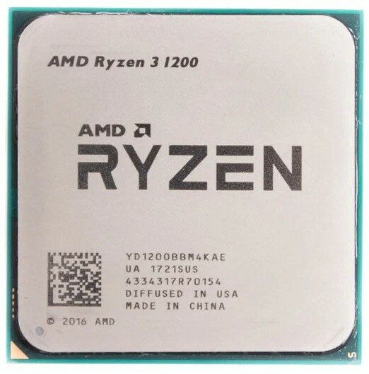 Процессор AMD Ryzen 3 1200 AM4, 4 x 3100 МГц, OEM