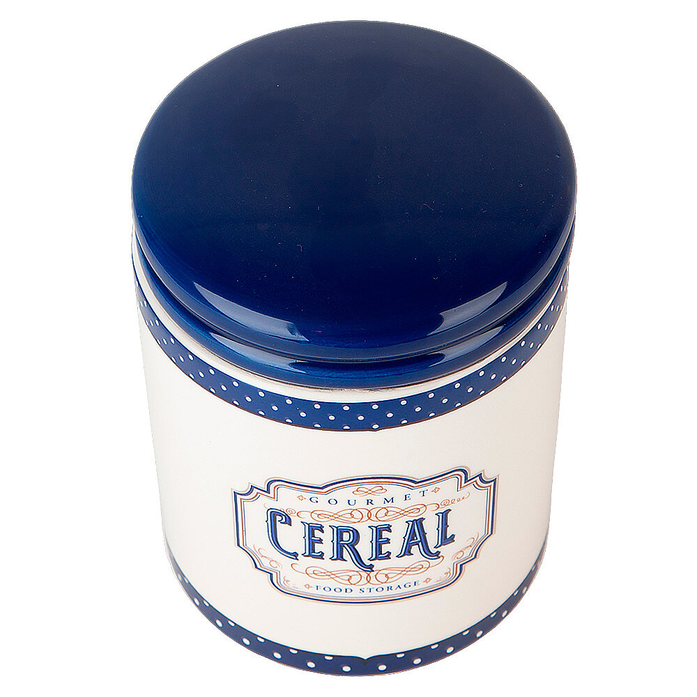 Банка керамическая для сыпучих продуктов "Gourmet", 630 мл, Dolomite — фото 1