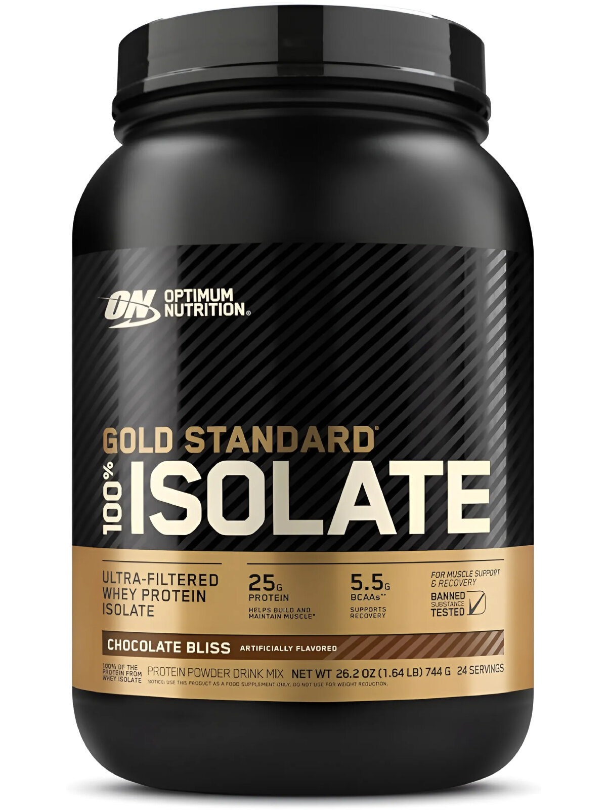 Изолят протеина OPTIMUM NUTRITION 100% Isolate Gold Standard 720-744 г, Шоколад