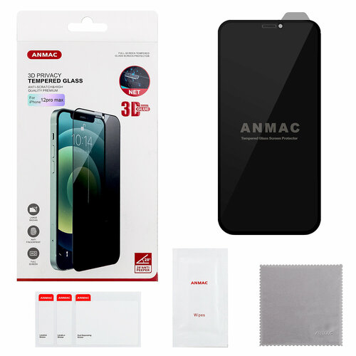 Защитное 3D стекло ANMAC для iPhone 12 pro max с защитой от посторонних глаз защитное стекло защитное стекло для iphone 12 pro max