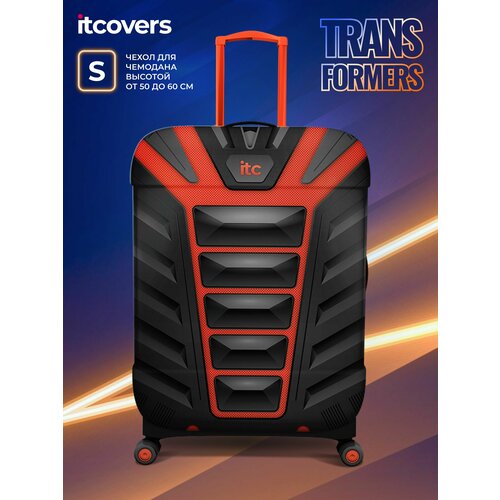 Чехол для чемодана itcovers, размер S, серый, оранжевый