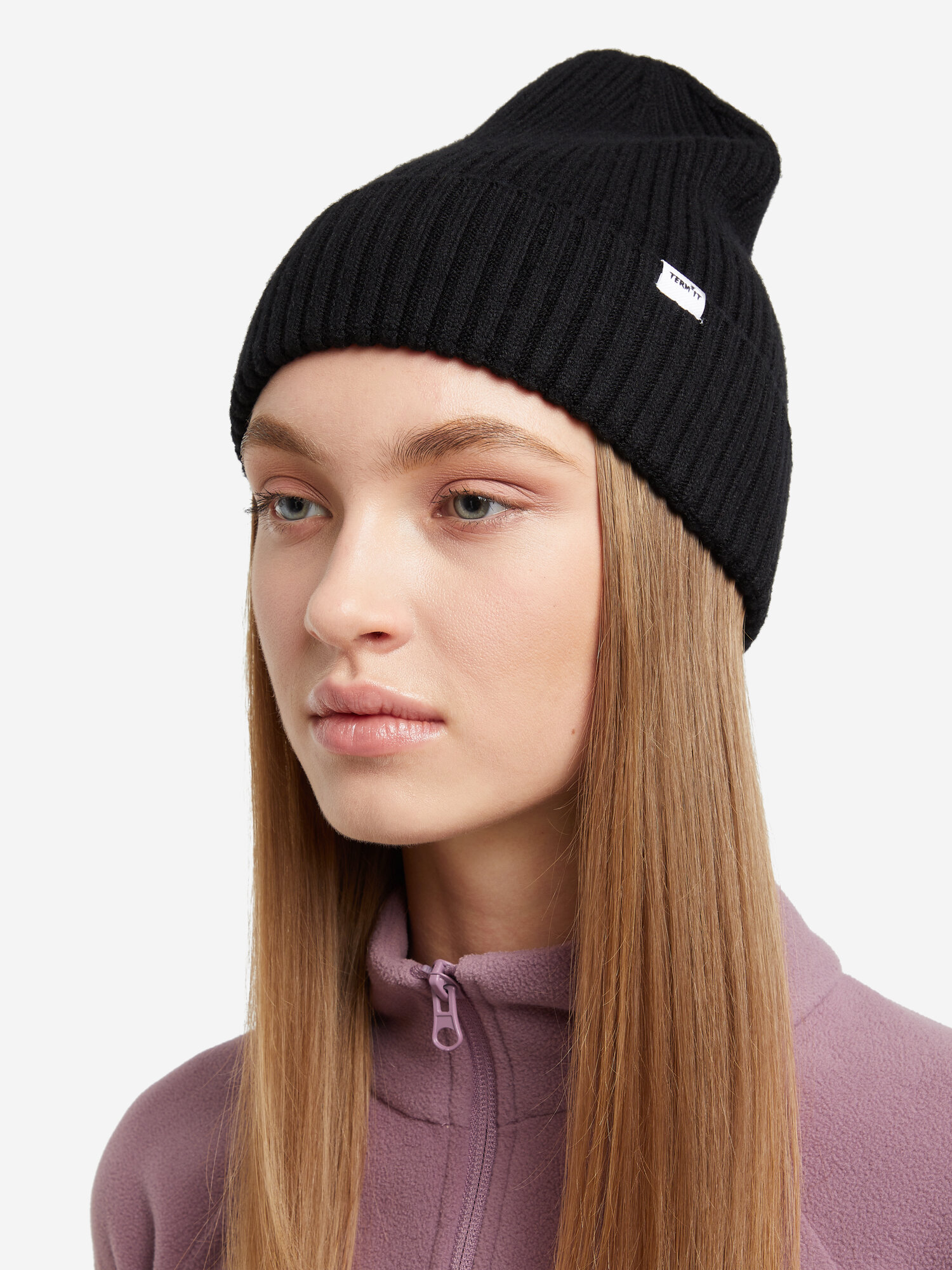 Шапка Termit для мужчин и женщин, размер 59, черный — фото 1