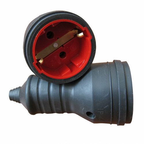 Розетка переносная р16-360 р16-003 сз каучук черный 699₽