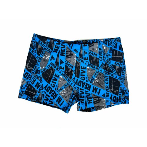 Шорты для плавания Haiwang, размер 42, синий, черный шорты для мальчиков рост 86 см цвет синий