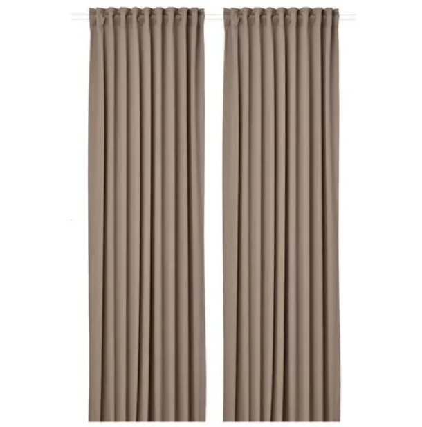 фото Гардины Майгулл кофейные икеа