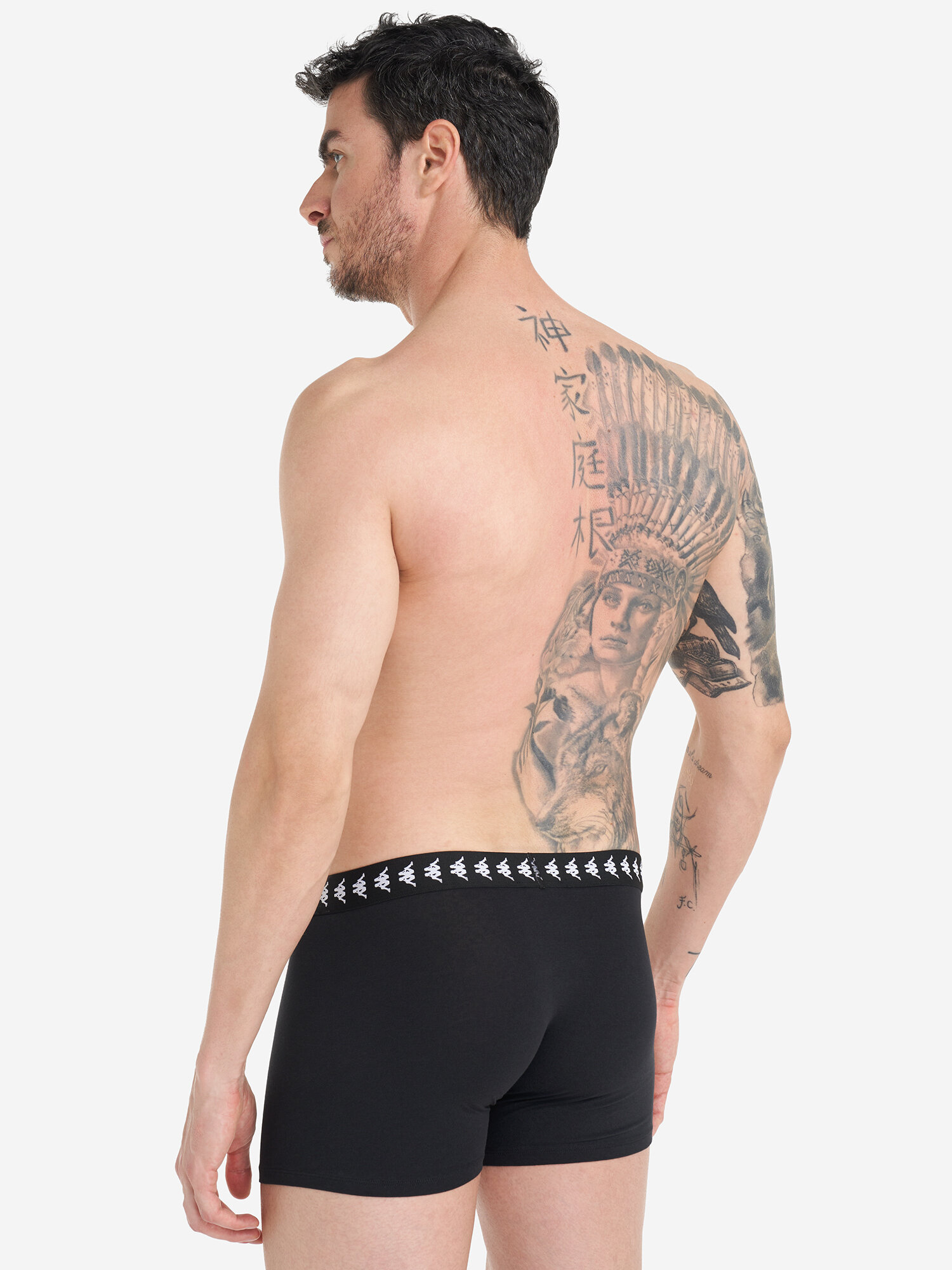 Трусы Kappa, размер 50, черный — фото 1