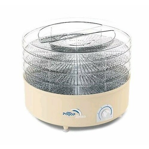 Сушилка для овощей Ротор Дива СШ-007 3 решетки прозрачный 498600₽